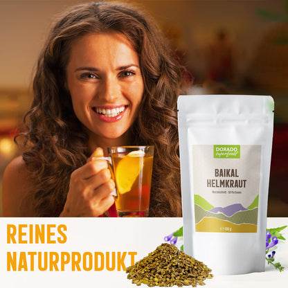Baikal Helmkraut Tee | Wurzelschnitt 100g | Scutellaria baicalensis | ohne Zusatzstoffe