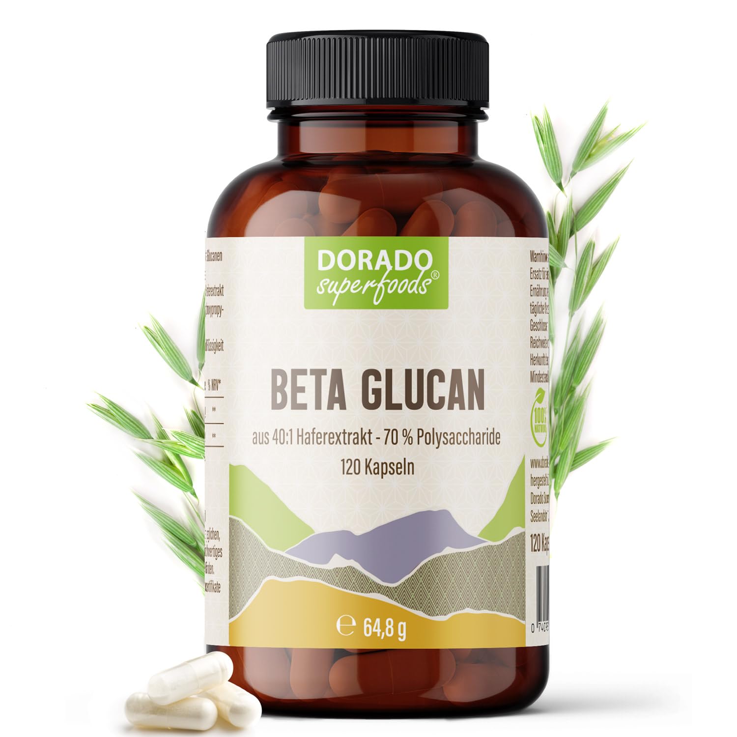 Beta Glucan Haferextrakt Kapseln