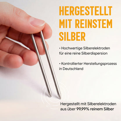 kolloidales Silber Silberwasser 25 PPM mit Pipette - 100 ml