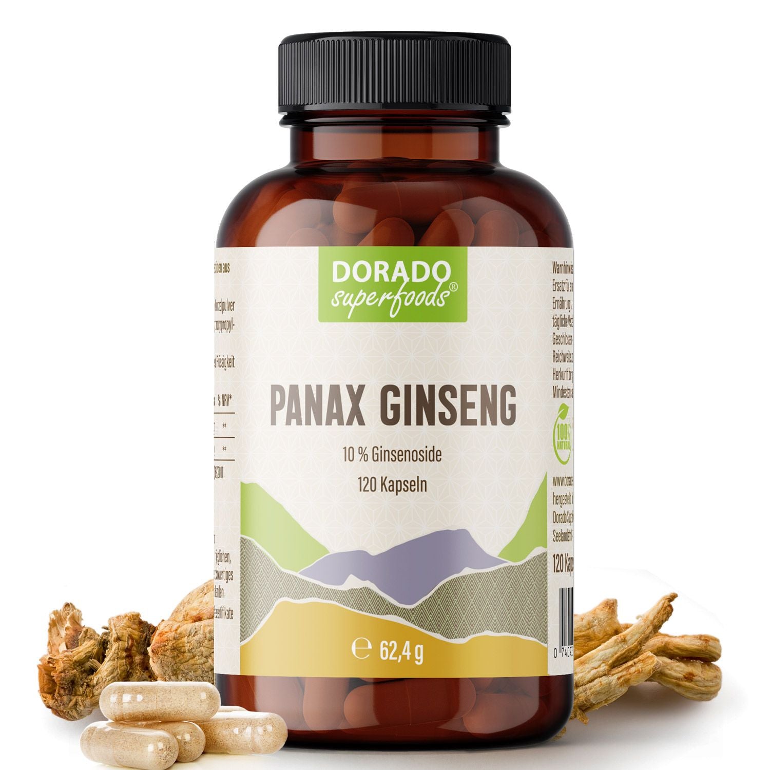 PanaxGinsengExtraktKapselnDoradoSuperfoods