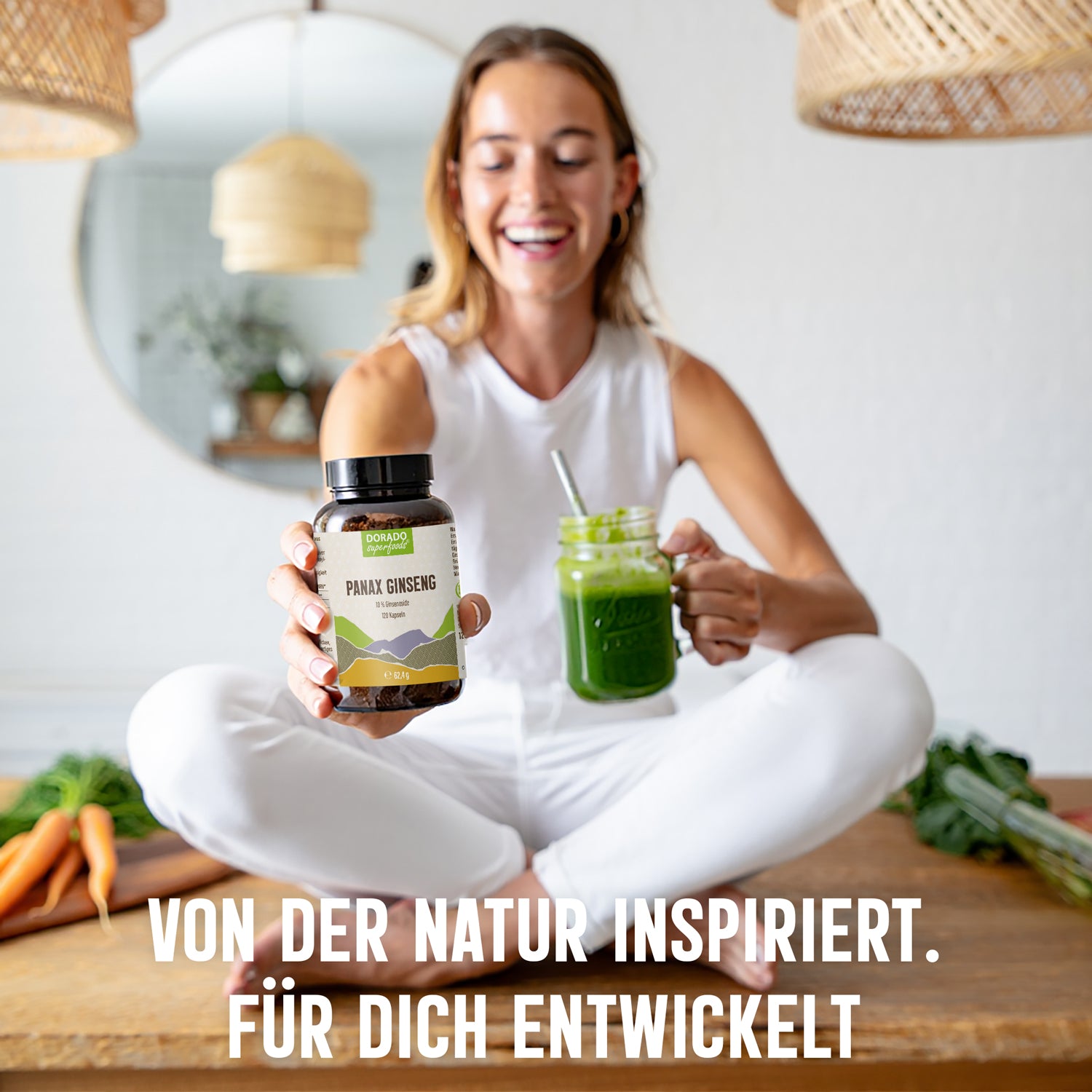 Koreanischer Panax Ginseng Kapseln - 120 x Stück aus Extrakt