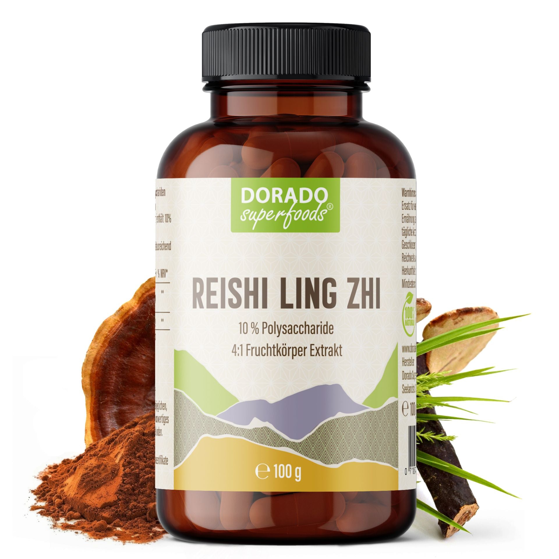 ReishiLingZhiExtraktPulver100gDoradoSuperfoods