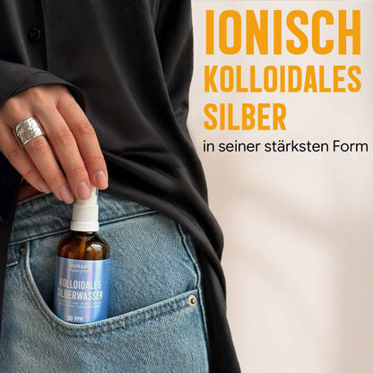 kolloidales Silber Silberwasser 50 PPM Spray - 100 ml